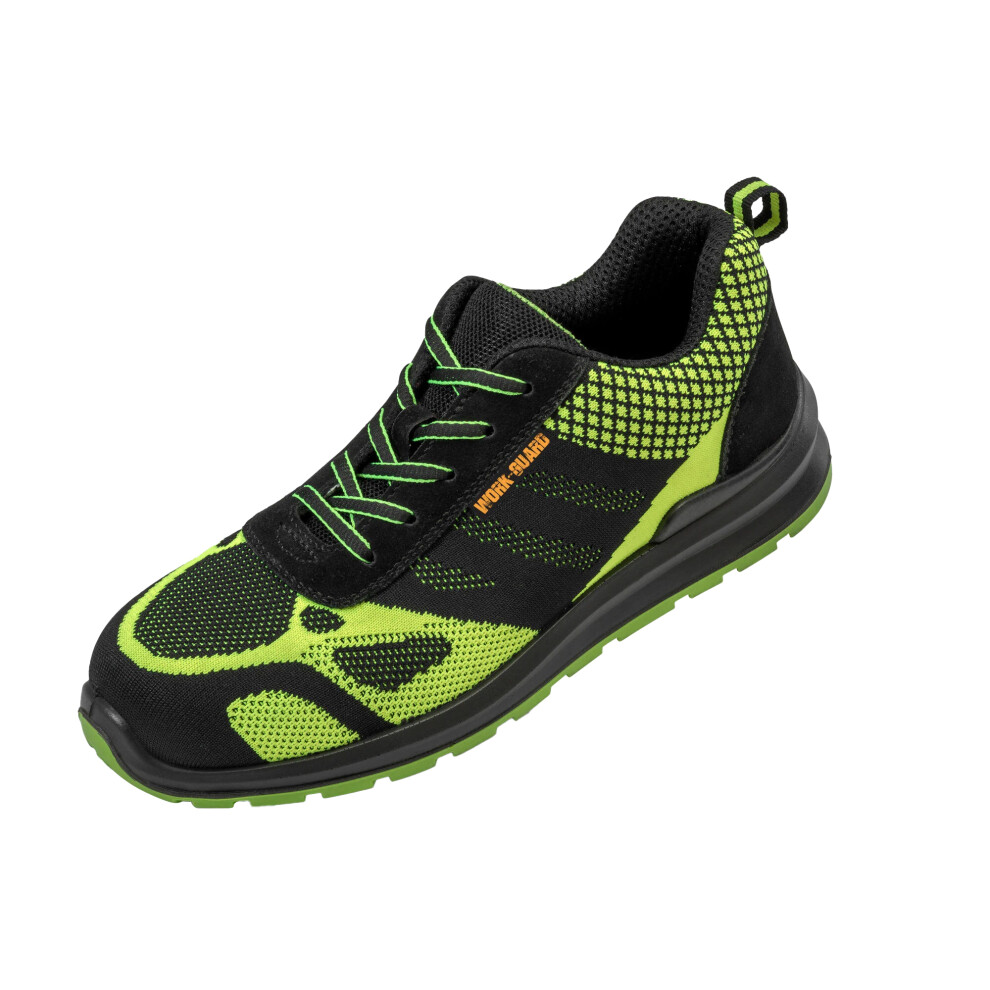 (10 Uk, Neon Green/Black) Result Work-Guard Mens Hicks Safety Trainers 5059269221379