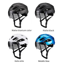 Rowerowy dla Dorosłych, Lekka Mikroskorupa, Mężczyźni, Kobiety, Sugerowana Regulacja Dopasowania z Przednią Szybą, 57-62 cm do Jazdy na Rowerze,