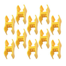10ST Outdoor Agility Field Varningsstång Clip Spänne Plast Hörn Flaggstångskontakt för Sport, Träning, Varning