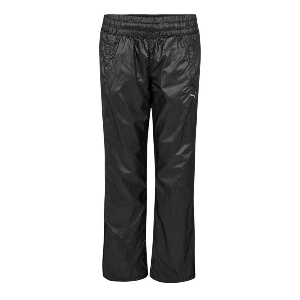 Puma (8 Uk R, Black) Womens/Ladies Fleece Lined Jogging Bottoms
