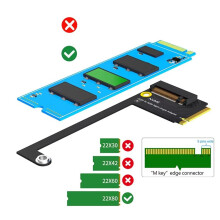 For Ally Handheld Transfer Board PCIE4.0 90 Degrees M.2 Transfer SSD Memory Card Adapter Riser Board Accessories