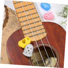 16 Protectores de Dedos, Funda de Silicona para Dedo Kalimba Autoharp, Protector de Punta de Dedo de Guitarra, Alivio del Dolor de Dedos