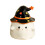Coffee Cup, Cute  Face Cup with Witch Hat Lid, Novelty Halloween Ceramic Tea Cup, for Halloween Black 1