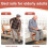 CYHWQ Foldable Bed Guard Bed Rails for Elderly Adults 10