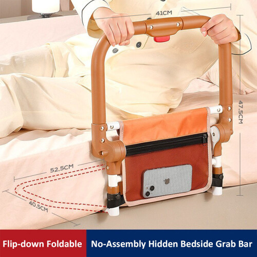 CYHWQ Foldable Bed Guard Bed Rails for Elderly Adults 1