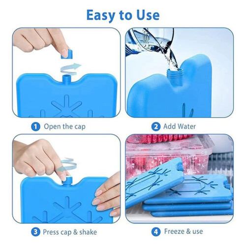 Ice Pack Reusable Refrigerator Ice Pack Cooling Fill Box for Food Storage Refrigeration 2