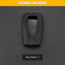 Silicone Carbon Fiber Car Key Case Cover for Camry RAV4 CHR Prius Avalon 2018 2019 2020 2021