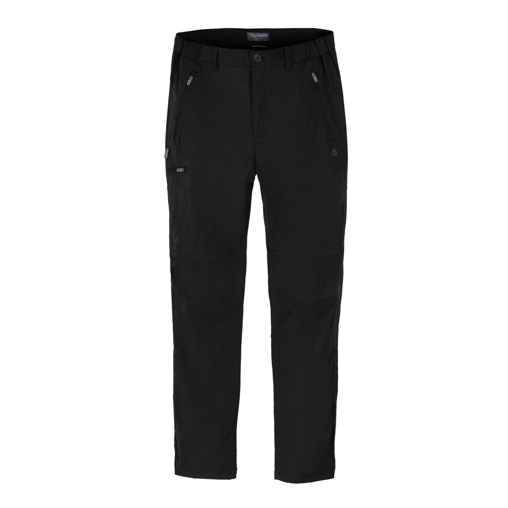 Craghoppers (42S, Black) Mens Kiwi Pro Stretch Cargo Trousers
