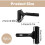6 Pcs Brayer Roller,Black Printmaking Roller Handle Comfortable Painting Rollers for Printing,Painting,Printmaking 7