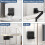 Small PC Mount Easy Installation Computer Holder Gaming Desk Adapter Monitor Bracket 6