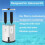 Black Replacement Water Filter,Replacement Compatible with Gravity Countertop Purification Elements 2