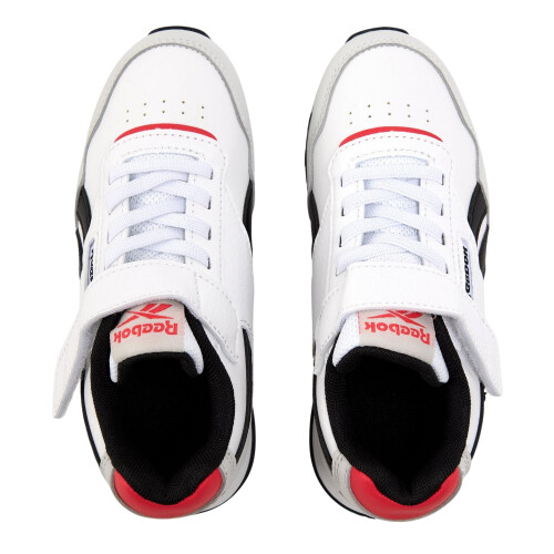 Reebok (7 UK Child, White) Reebok Boys Glide Elastic Strap Trainers 2
