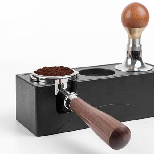 Espresso Machine Powder Holder, Coffee Storage Holder, Handle Support Stand, Espresso Machine Accessories Black