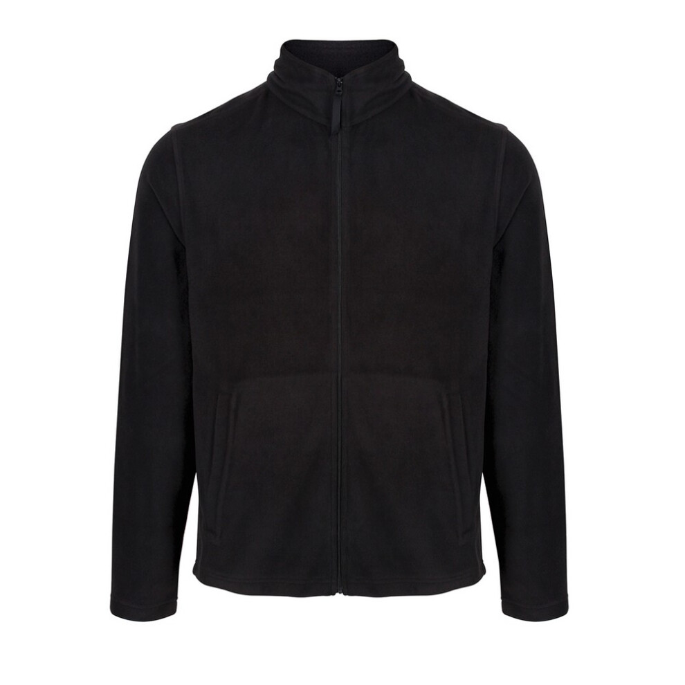 Regatta (L, Black) Professional Mens Classic Micro Fleece Jacket