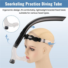 Swim Training Snorkel Center Mount Front Comfortable Mounted Silicone Mouthpiece Junior Swimmers Equipment for Adult