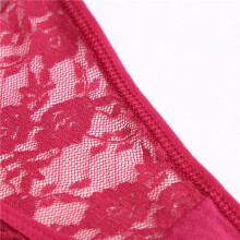 (Red, 1pc) G String Lace Panties Sexy Thong Women Low Waist Underpants