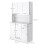 Freestanding Kitchen Storage Cabinet with 6 Doors 2
