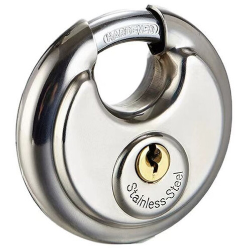 Discus Padlock High Security Outdoor Storage and Gate Lock, 2-3/4 in Body, 2 Pack 2