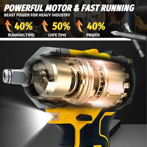 Cordless Impact Driver Compatible with Dewalt Battery(No Battery) 1
