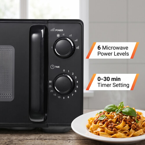 Living And Home 700W 20L Kitchen Mechanical Microwave Oven 2
