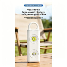 130dB Personal Safety Alarm with LED Flashlight Portable Emergency Siren for Women Kids Elderly Anti Robbery Call B
