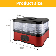 5-Tier Stackable Food Dehydrator | Large Capacity