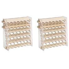 35-Slot Paint Organizer and Storage Rack, Paint Station Stand for  Model Enthusiast, 34mm Round Bottle Paint Stand