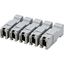 5 Stück Männlich-Weiblich IEEE 1394 6-Poliger Stecker Buchse SM-6E SM-6P Servo-Anschluss Kreuz 55100-0670 54280-0609 Draht Löten B