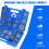 22pcs Heavy Duty Disc Brake Piston Caliper Compressor Wind Back Rewind Tool Set for Brake Pad Replacement Reset with Storage Case, Blue Case 2