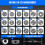 22pcs Heavy Duty Disc Brake Piston Caliper Compressor Wind Back Rewind Tool Set for Brake Pad Replacement Reset with Storage Case, Blue Case 3