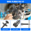 22pcs Heavy Duty Disc Brake Piston Caliper Compressor Wind Back Rewind Tool Set for Brake Pad Replacement Reset with Storage Case, Blue Case 4