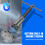 22pcs Heavy Duty Disc Brake Piston Caliper Compressor Wind Back Rewind Tool Set for Brake Pad Replacement Reset with Storage Case, Blue Case 5