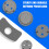 22pcs Heavy Duty Disc Brake Piston Caliper Compressor Wind Back Rewind Tool Set for Brake Pad Replacement Reset with Storage Case, Blue Case 6