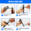 22pcs Heavy Duty Disc Brake Piston Caliper Compressor Wind Back Rewind Tool Set for Brake Pad Replacement Reset with Storage Case, Blue Case 8