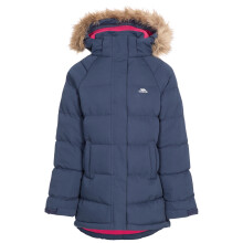 (7-8 Years, Navy) Trespass Girls Water Resistant Jacket Unique