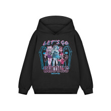 (11-12 Years) Monster High Hoodie (Girls Black)