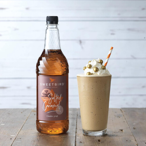 Coffee syrup Sweetbird Salted Caramel, 1 l 1