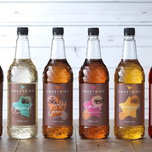 Coffee syrup Sweetbird Salted Caramel, 1 l 2