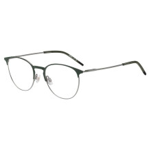 Óculos de Grau Hugo HG 1408 52/19/145 Metal verde fosco Armações MASCULINO HG 1408