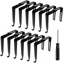 Cubicle Hangers Universal Partition Hanger Set for Panels with 1.35 to 3.5 Inch Thickness for OfficeWhiteboard