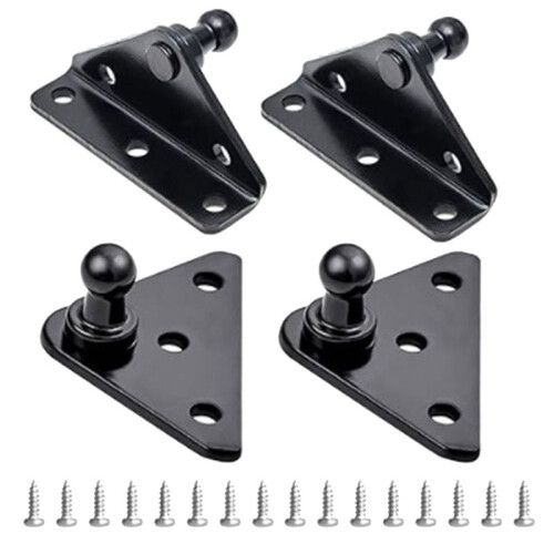 Supporti A Perno Sferico da 10 mm per Molle e Ammortizzatori - Include Supporti A L e Piatti, con Viti di Montaggio