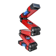 Heavy-Duty Foldable Multi-Angle Level - Portable Foldable Aluminum Ruler