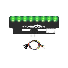 YAHBOOM 8-Channel Grayscale Sensor Race Patrol Tracking Module Photoelectric Sensor for RC Car Electronic Competition C