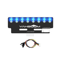 YAHBOOM 8-Channel Grayscale Sensor Race Patrol Tracking Module Photoelectric Sensor for RC Car Electronic Competition A