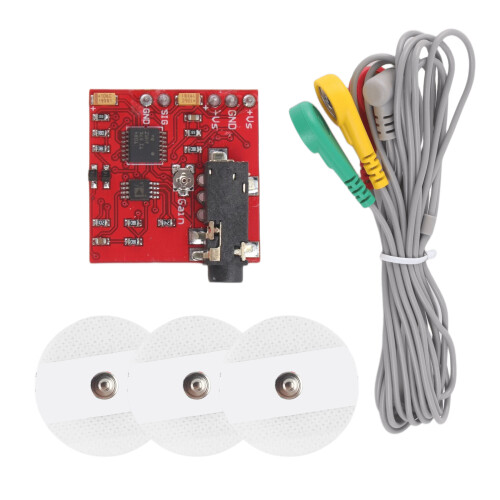 Muscle Signal Sensor Kit Measures Muscle Activity, Controller EMG Electromyography  Signal Acquisition Sensor Module