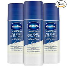 Vaseline All-Over Body Balm Stick 3-Pack, Fragrance-Free Lotion, 1.4 Oz Ea | Non-Greasy, All-Over Body Lotion, Moisturizer Stick | Smooth Rough Skin