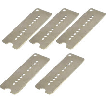 5 Placas Base de Cuproníquel para Pastillas Estilo P90, Placa Base de 81x30 mm, Piezas de Puente para Pastillas