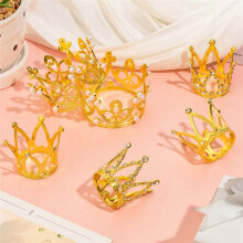 Topper de Bolo de Coroa de 15 PeçAs, Coroas de Cupcake de Bebê para Arranjos de Flores, DecoraçãO de Casamento de Chá de Bebê