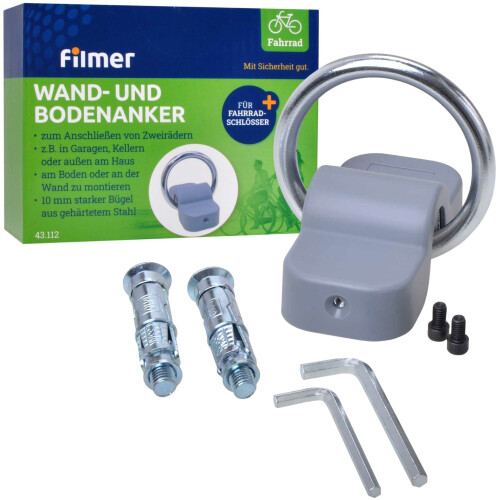 Wand- und Bodenanker mit Montagematerial