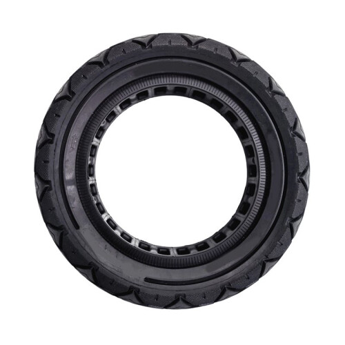 Pneu Maciço 255x80 de 10 Polegadas (10x3.0) para Patinete Elétrico, Pneu Alveolar À Prova de Explosão, Pneu Vazado 80/65-6